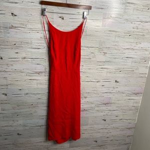 Wilfred Aritzia Creneau Red Slip Dress Size 2
